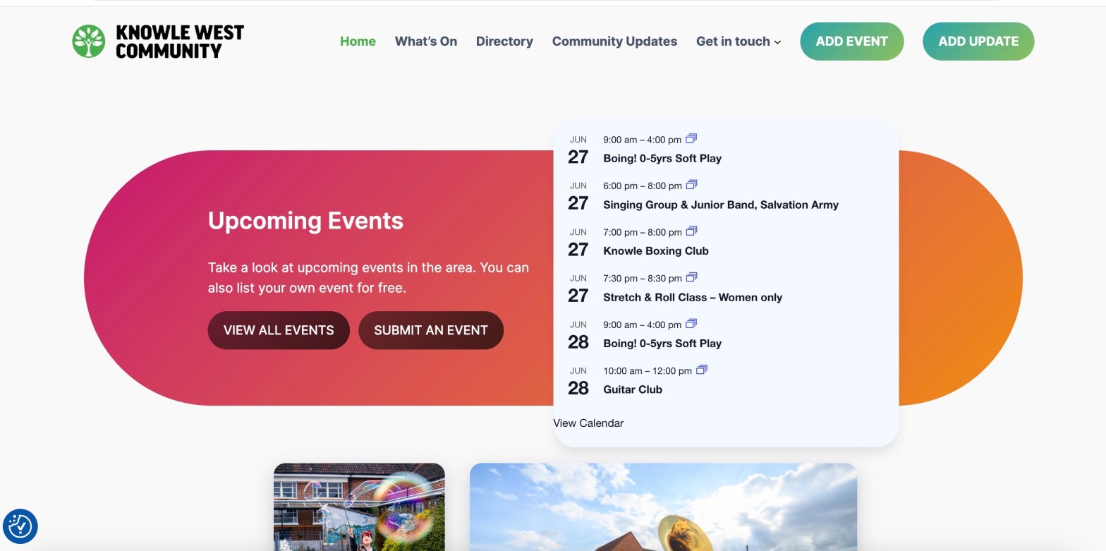 Knowle West now has a brand-new community website 